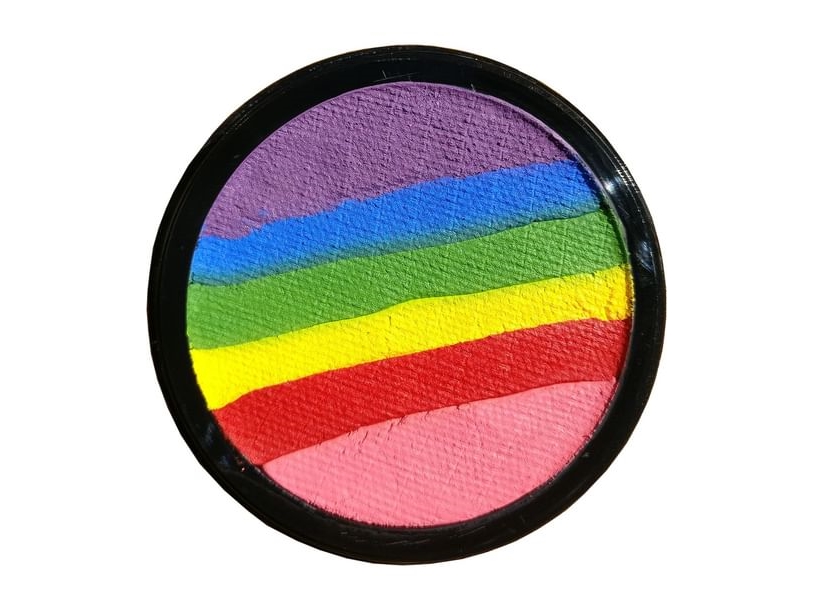 Regenbogen-Make-Up