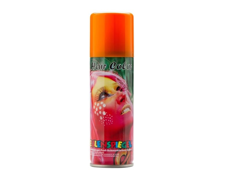 Orangefarbenes Haarspray