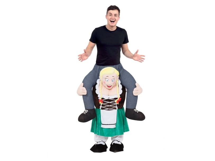 Bavarian Lady Piggy Back