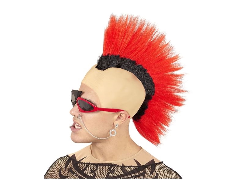 Punk-peruukki, kukkakampa