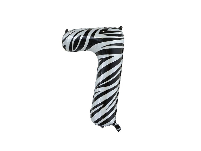 Folie Tal Ballon 7 Zebra, 86 Cm