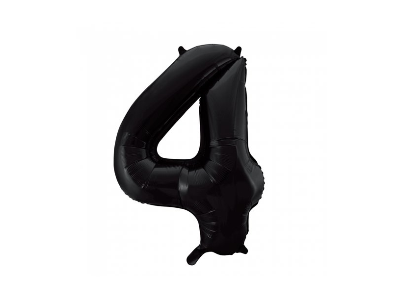 Folie Tal Ballon 4 Sort, 86 Cm