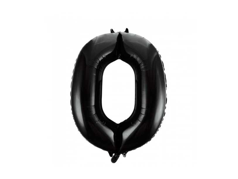 Folie Tal Ballon 0 Sort, 86 Cm