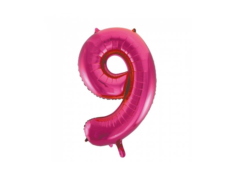 Folie Tal Ballon 9 Pink, 86 Cm