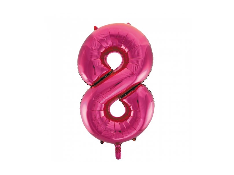 Folie Tal Ballon 8 Pink, 86 Cm