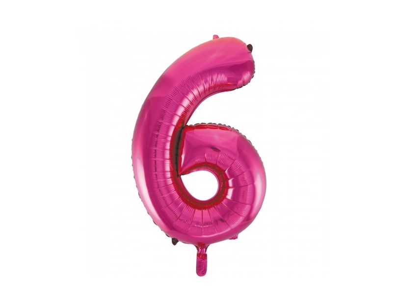 Folie Tal Ballon 6 Pink, 86 Cm