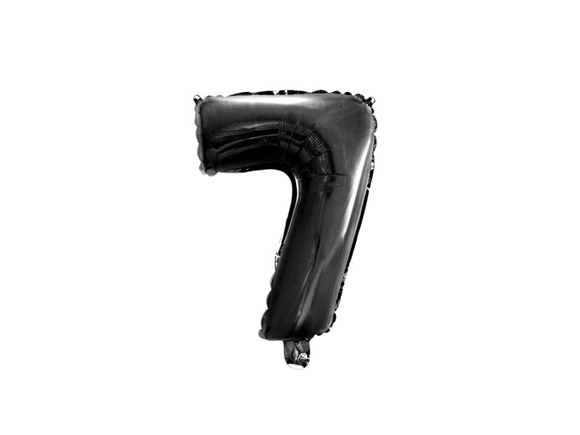 Folie Tal Ballon 7 Sort, 41 Cm