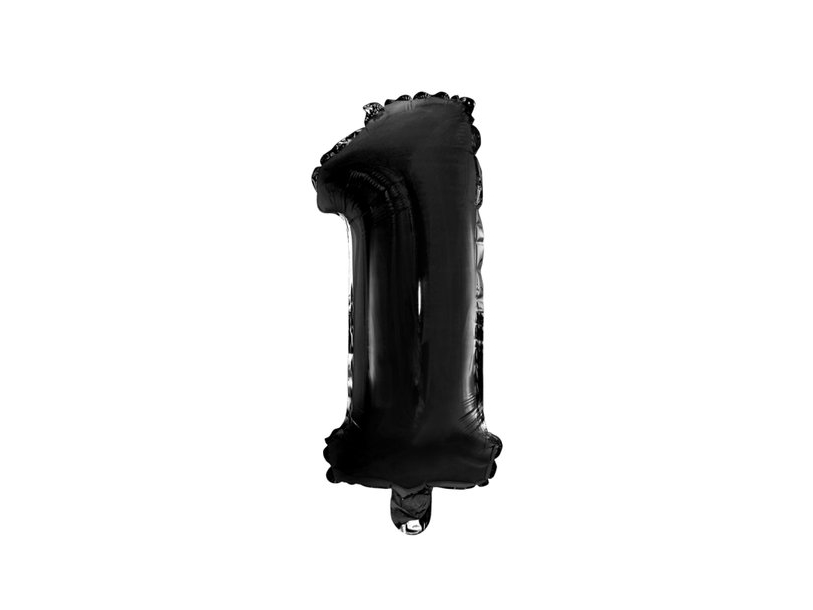 Folie Tal Ballon 1 Sort, 41 Cm