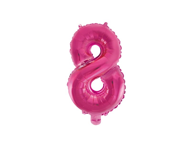 Folie Tal Ballon 8 Pink, 41 Cm