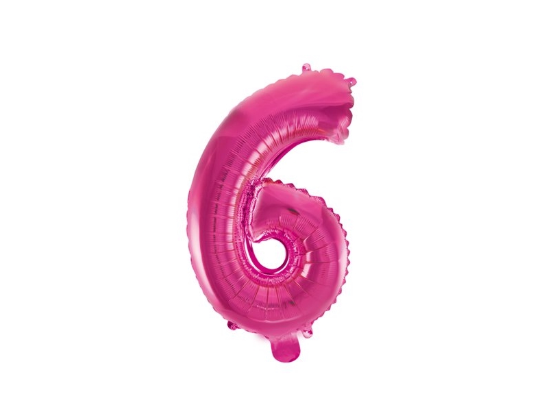 Folie Tal Ballon 6 Pink, 41 Cm