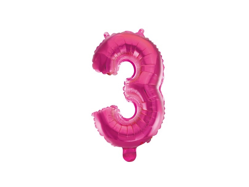 Folie Tal Ballon 3 Pink, 41 Cm