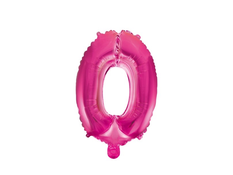 Folie Tal Ballon 0 Pink, 41 Cm