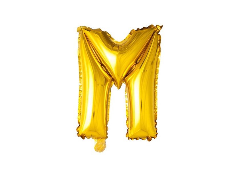 Folie Ballon M, Guld 41 Cm