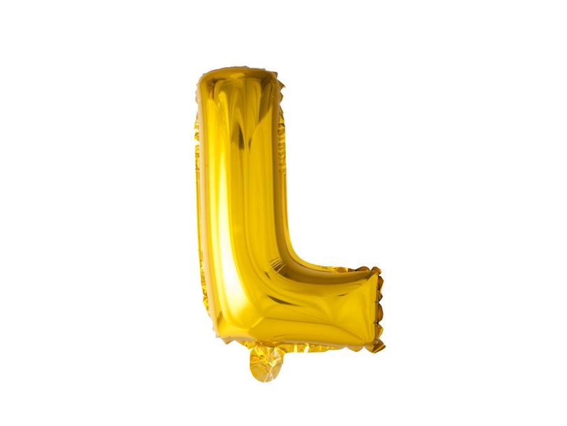 Folie Ballon L, Guld 41 Cm