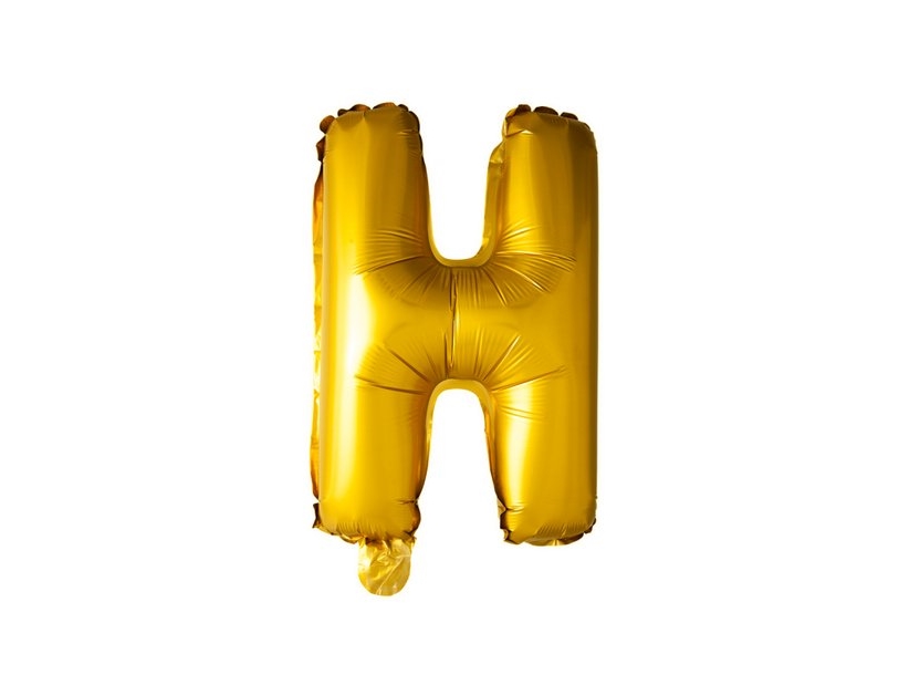Folie Ballon H, Guld 41 Cm