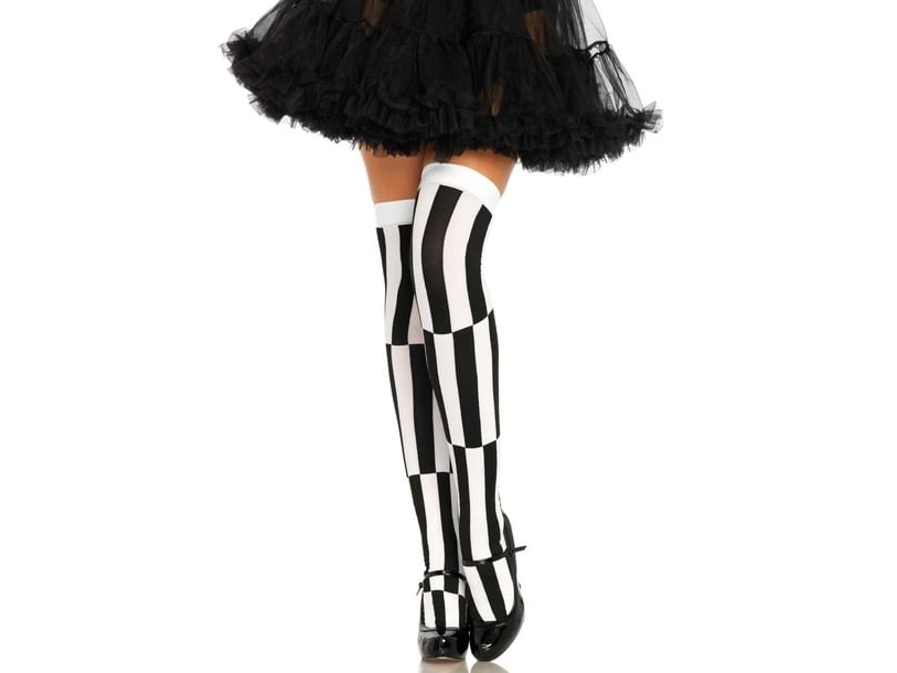 Woven Optical Illusion Stockings