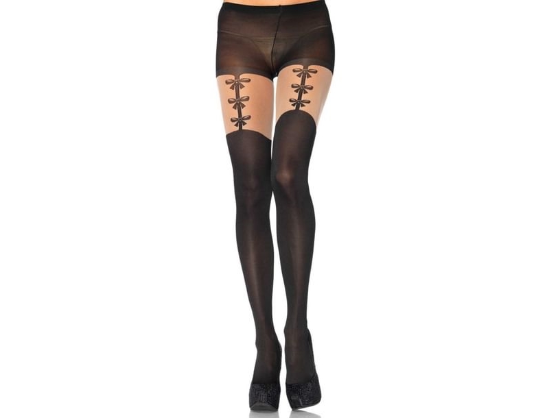 Woven Garterbelt strømpebukser