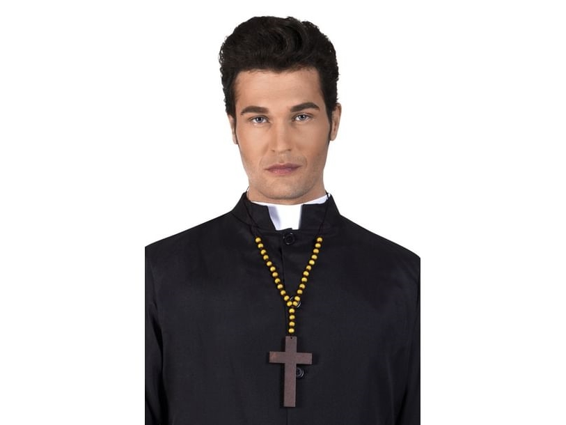 Halskette Holzkreuz