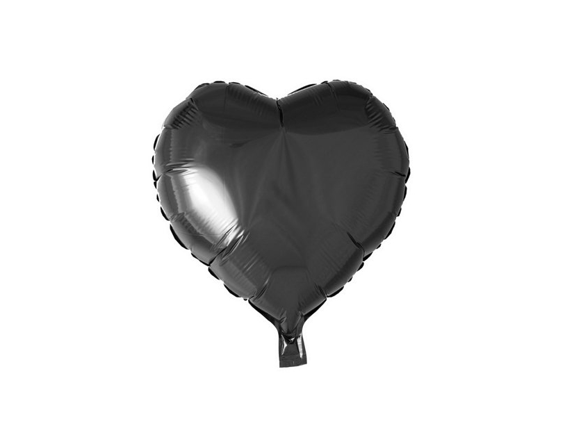 Sort Folieballon, Hjerte