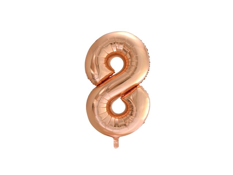 Folieballon Rose Gold 8, 86 Cm
