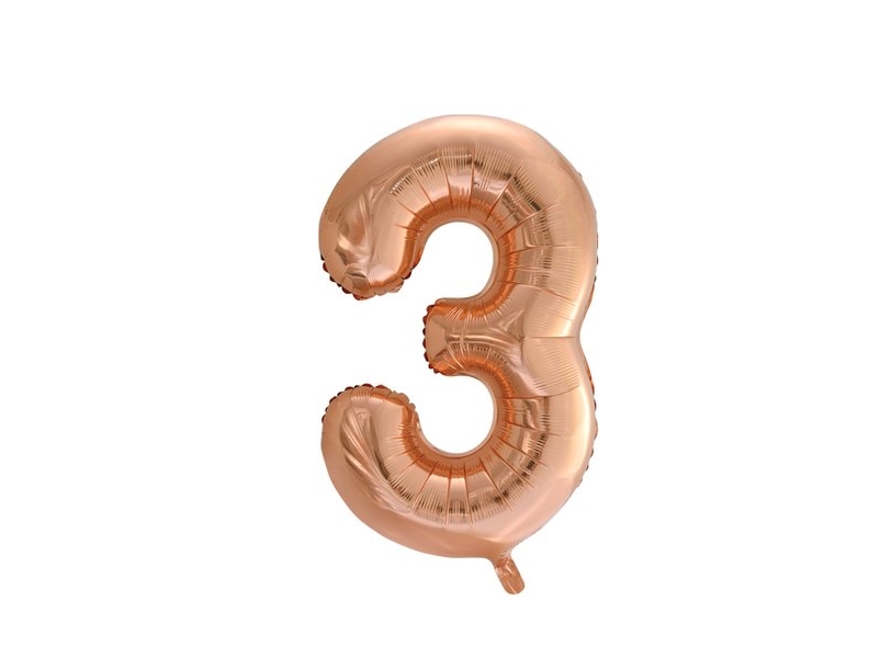 Rose Gold Talballoner, 86 Cm