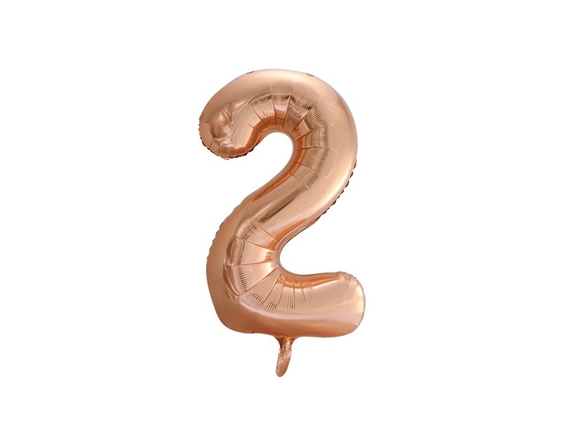 Rose Gold Talballoner, 86 Cm