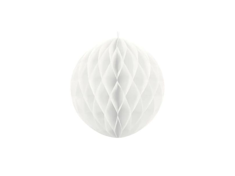 Weiße Seidenpapierkugel, 10 Cm