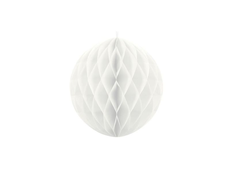 Weiße Seidenpapierkugel, 30 Cm