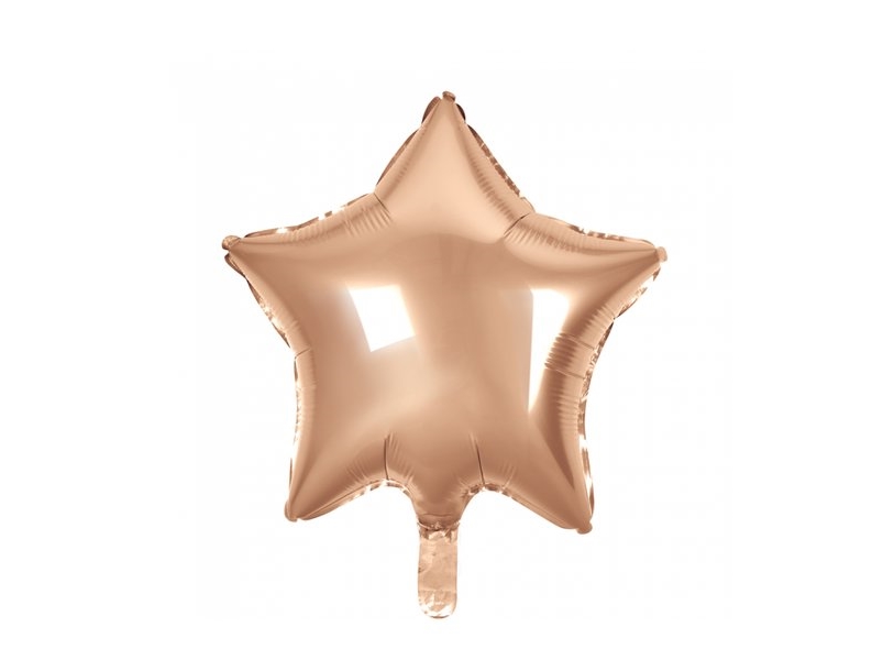 Rose Gold Folienballon, Star