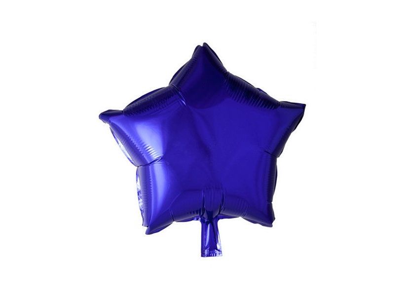 Lila Folienballon, Stern