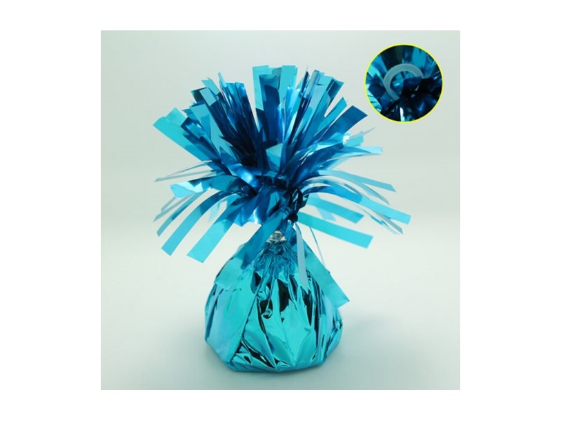 Hellblaue Ballonwaage