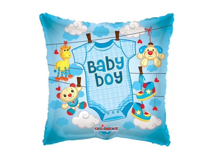 Folieballon Baby Boy, 46 Cm