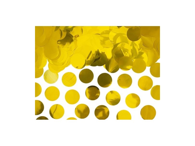 Rund konfetti i guld | TV, Ljud & Bild - Musikstudio - Effekt utrustning | GameStuff