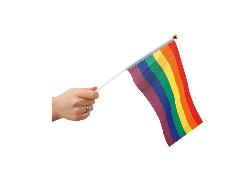 Regnbueflag, 6 Stk.
