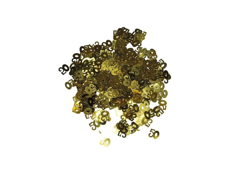 Guld Konfetti 50