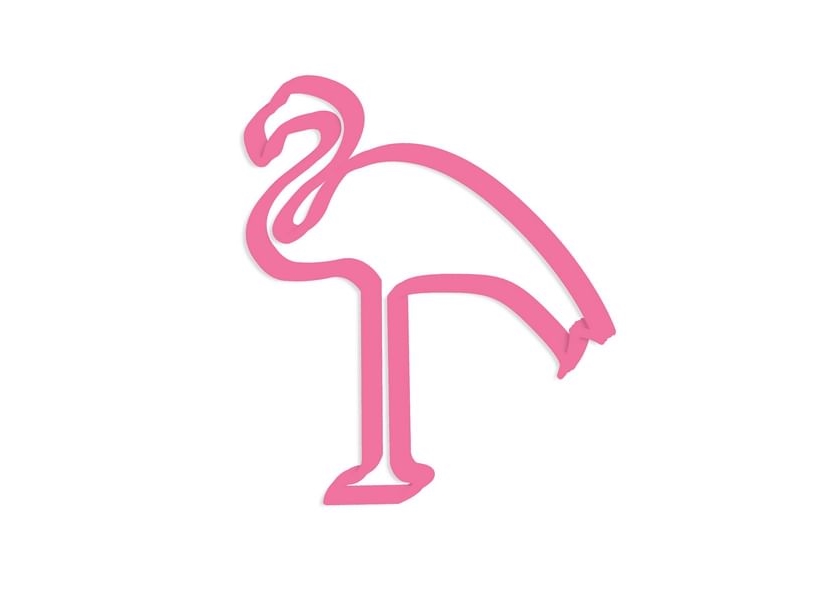 Flamingo kageudstikker