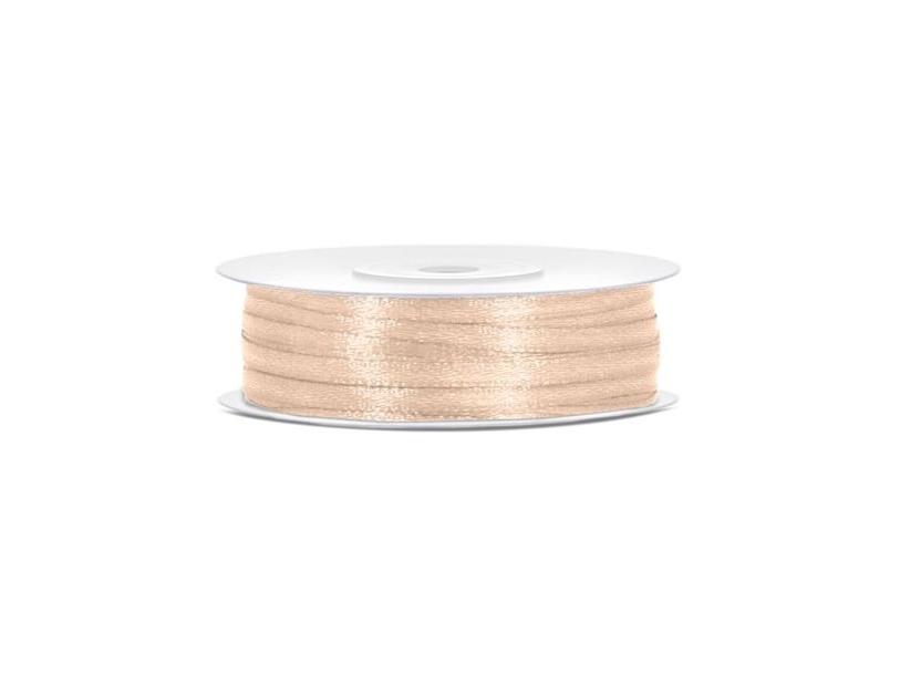 Cremefarbenes Satinband 3Mm