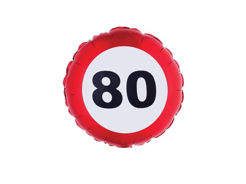 Folienballon Trafik Skilt 80