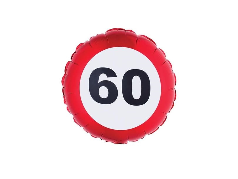 Folienballon Trafik Skilt 60