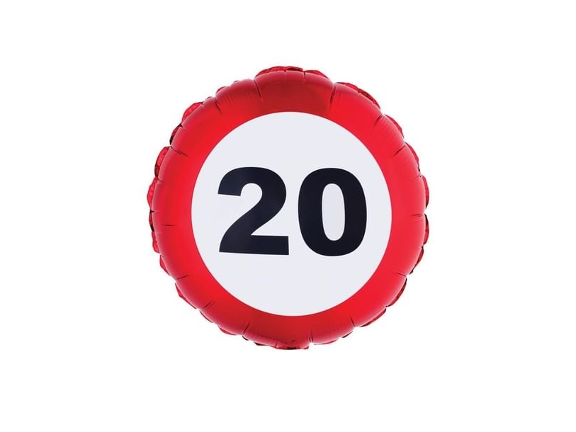 Folienballon Trafik Skilt 20