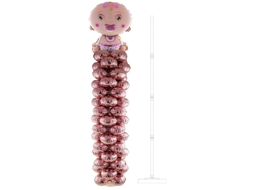 Ballonturm Baby, Mädchen