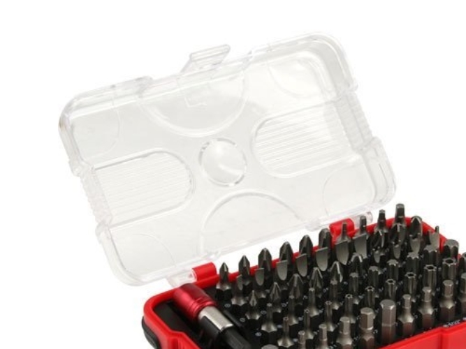 Inline Multi Bitbox 62-Teilig, Mit Schnellverschluss Bithalter, Edelstahl
