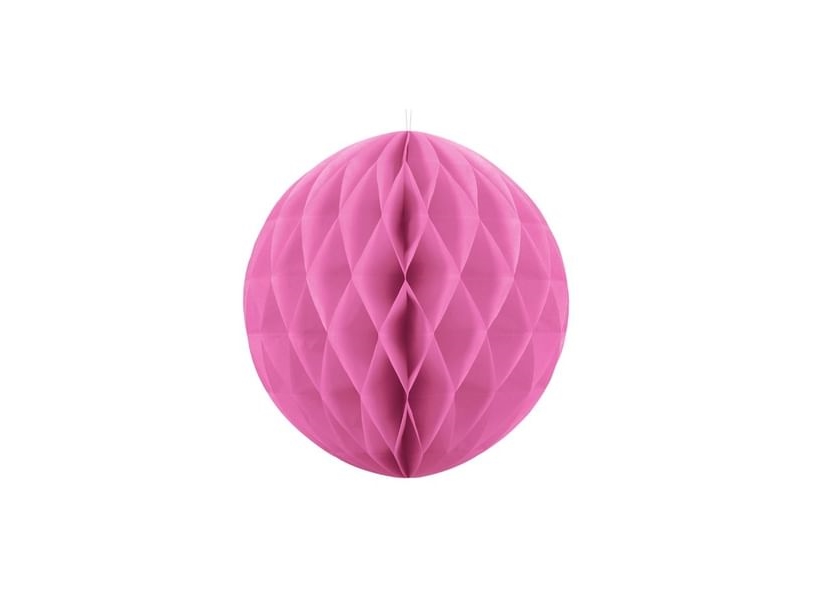 Rosa Seidenpapierball, 20 Cm