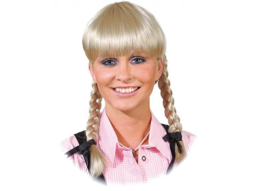 Blonde Perücke Mit Zöpfen