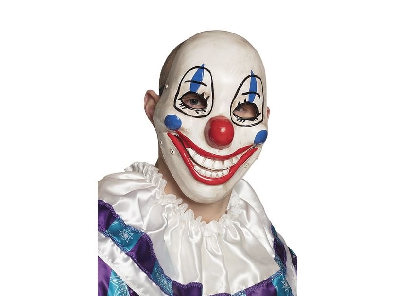 Clownmask med rörlig käke | Leksaker - Rollek - Kostym | GameStuff
