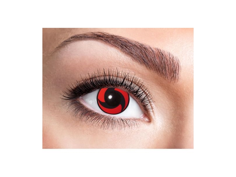 Rød Ninja linser 3 md | Leksaker - Rollek - Kostym | GameStuff