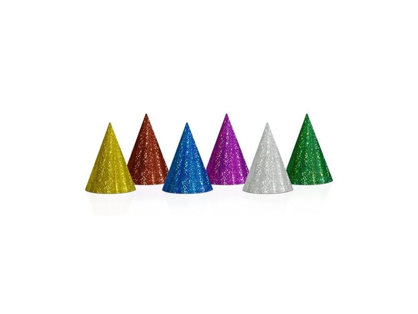 Holografisk Partyhat 20 Stk