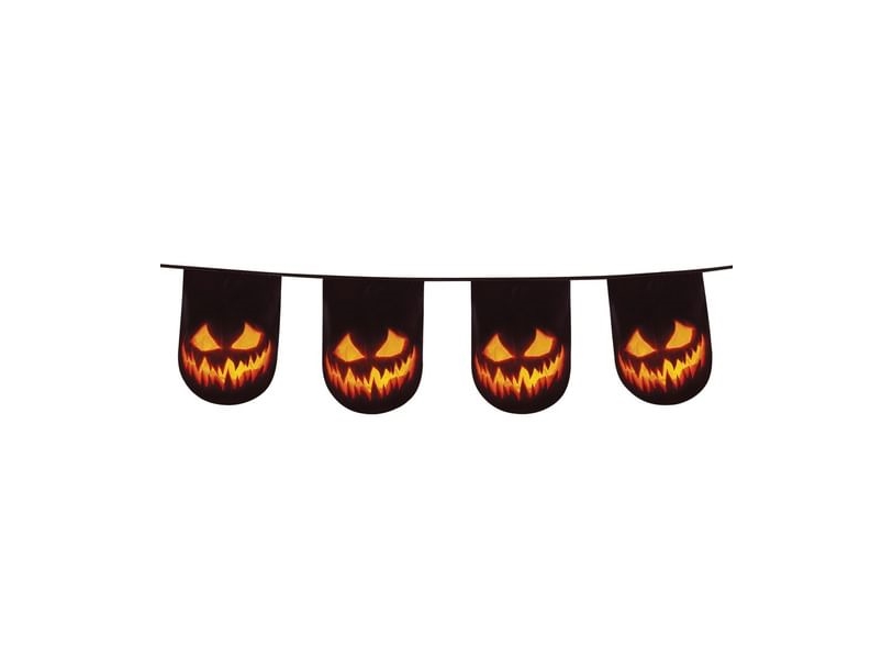 Creepy Pumpkin Guirlande, 6M