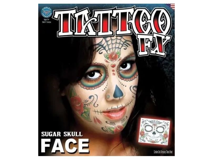 Day of the Dead ansigtstatovering