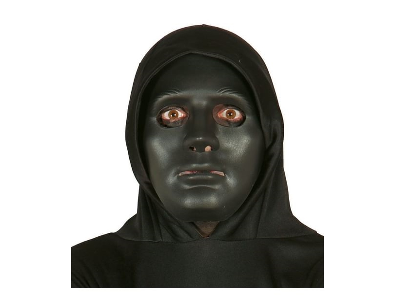 Sort Uhyggelig Maske - One size